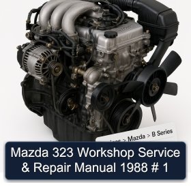 Mazda 323 Workshop Service & Repair Manual 1988 # 1