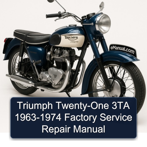 Triumph Twenty-One 3TA 1963-1974 Factory Service Repair Manual