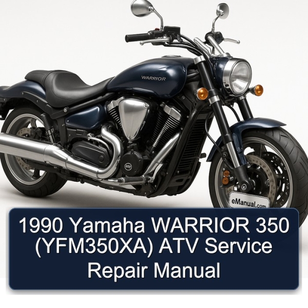 1990 Yamaha WARRIOR 350 (YFM350XA) ATV Service Repair Manual