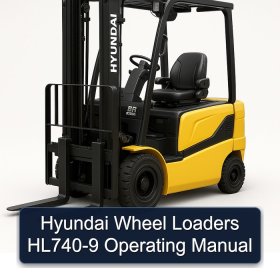 Hyundai Wheel Loaders HL740-9 Operating Manual