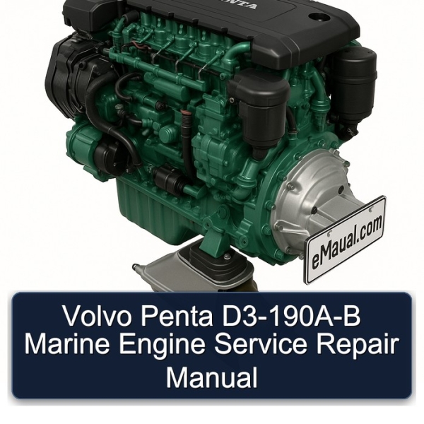 Volvo Penta D3-190A-B Marine Engine Service Repair Manual