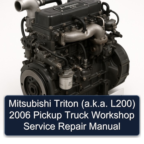 Mitsubishi Triton (a.k.a. L200) 2006 Pickup Truck Workshop Service Repair Manual