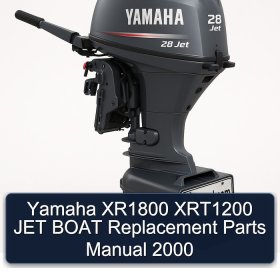 Yamaha XR1800 XRT1200 JET BOAT Replacement Parts Manual 2000