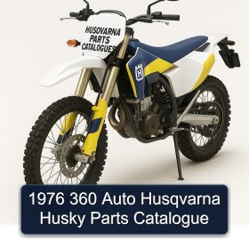 1976 360 Auto Husqvarna Husky Parts Catalogue