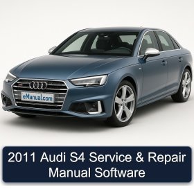 2011 Audi S4 Service & Repair Manual Software