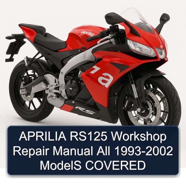 APRILIA RS125 Workshop Repair Manual All 1993-2002 ModelS COVERED