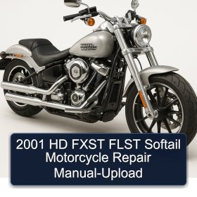 2001 HD FXST FLST Softail Motorcycle Repair Manual-Upload