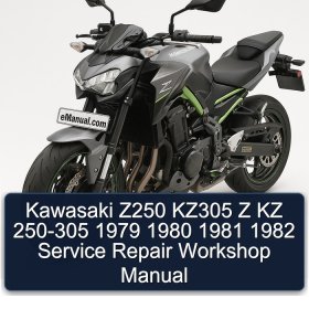 Kawasaki Z250 KZ305 Z KZ 250-305 1979 1980 1981 1982 Service Repair Workshop Manual