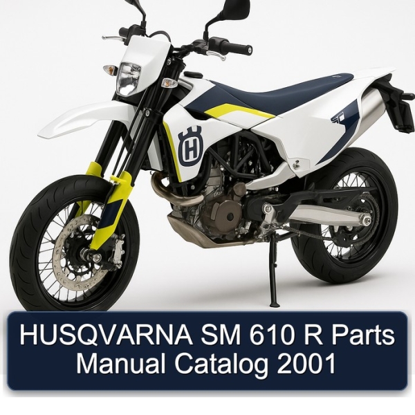 HUSQVARNA SM 610 R Parts Manual Catalog 2001