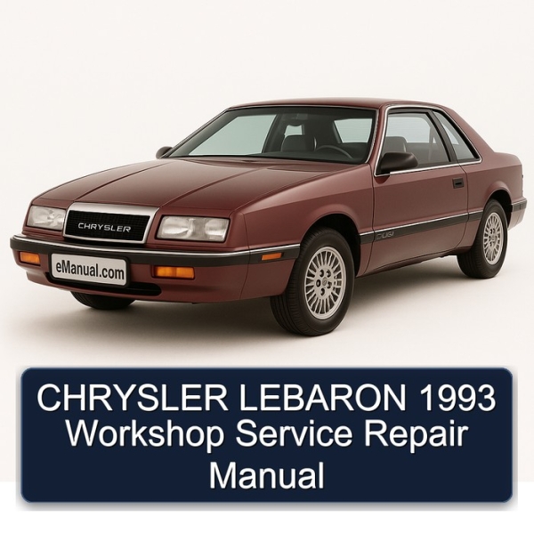 CHRYSLER LEBARON 1993 Workshop Service Repair Manual