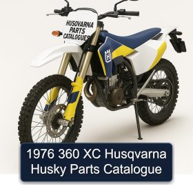 1976 360 XC Husqvarna Husky Parts Catalogue