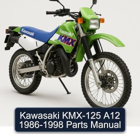 Kawasaki KMX-125 A12 1986-1998 Parts Manual