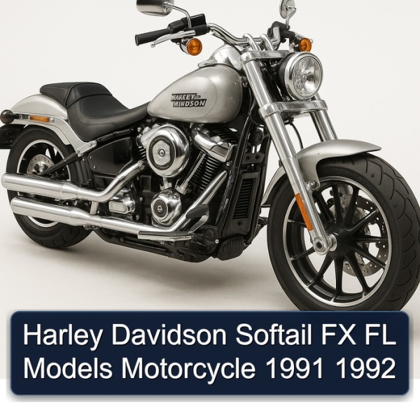 Harley Davidson Softail FX FL Models Motorcycle 1991 1992
