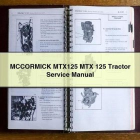 MCCORMICK MTX125 MTX 125 Tractor Service Repair Manual