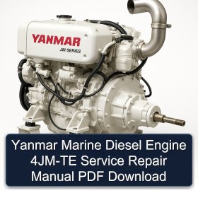 Yanmar Marine Diesel Engine 4JM-TE Service Repair Manual PDF Download