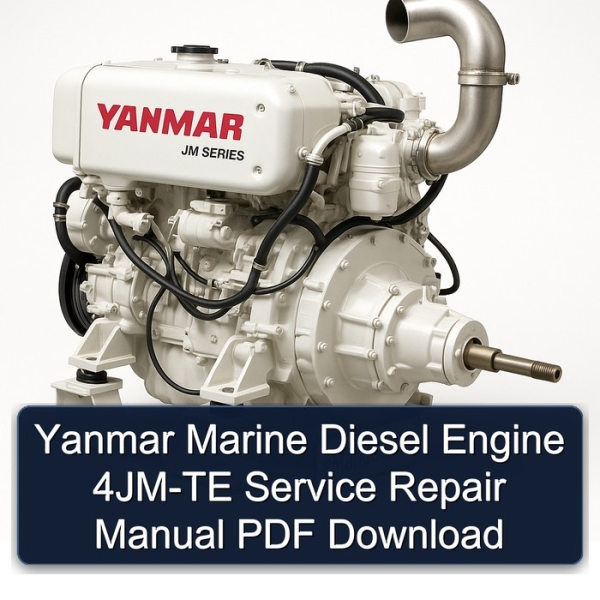 Yanmar Marine Diesel Engine 4JM-TE Service Repair Manual PDF Download