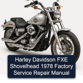 Harley Davidson FXE Shovelhead 1978 Factory Service Repair Manual
