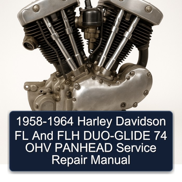 1958-1964 Harley Davidson FL And FLH DUO-GLIDE 74 OHV PANHEAD Service Repair Manual