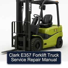 Clark E357 Forklift Truck Service Repair Manual