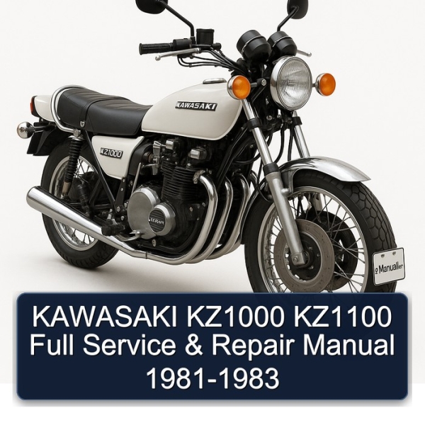 KAWASAKI KZ1000 KZ1100 Full Service & Repair Manual 1981-1983