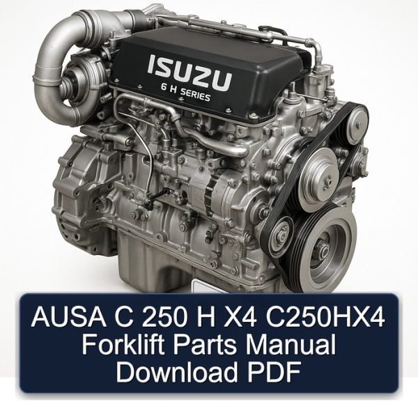 AUSA C 250 H X4 C250HX4 Forklift Parts Manual Download PDF