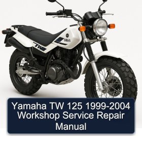Yamaha TW 125 1999-2004 Workshop Service Repair Manual