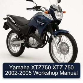 Yamaha XTZ750 XTZ 750 2002-2005 Workshop Manual