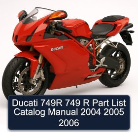 Ducati 749R 749 R Part List Catalog Manual 2004 2005 2006
