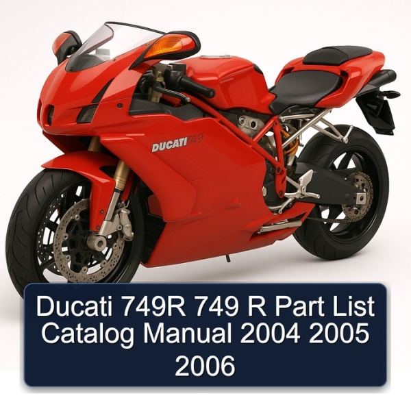 Ducati 749R 749 R Part List Catalog Manual 2004 2005 2006
