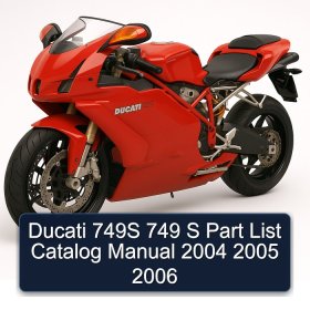 Ducati 749S 749 S Part List Catalog Manual 2004 2005 2006