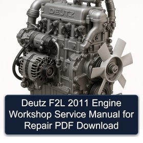 Deutz F2L 2011 Engine Workshop Service Manual for Repair PDF Download
