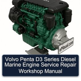 Volvo Penta D3 Series Diesel Marine Engine Service Repair Workshop Manual