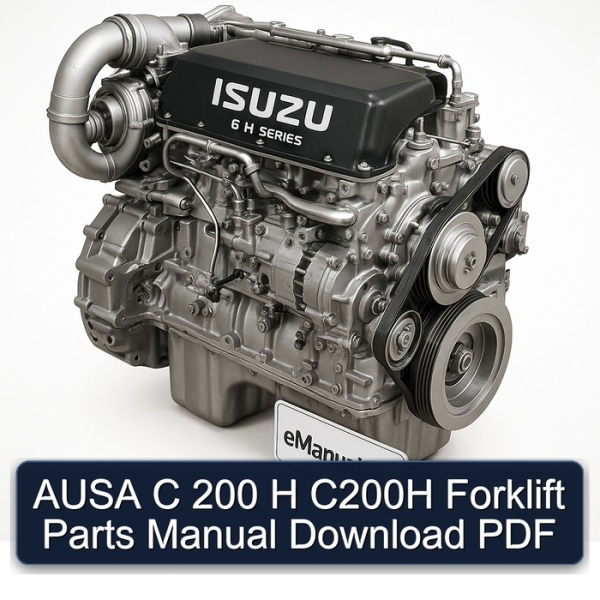AUSA C 200 H C200H Forklift Parts Manual Download PDF
