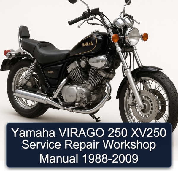Yamaha VIRAGO 250 XV250 Service Repair Workshop Manual 1988-2009