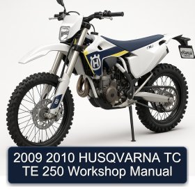 2009 2010 HUSQVARNA TC TE 250 Workshop Manual