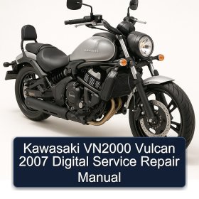 Kawasaki VN2000 Vulcan 2007 Digital Service Repair Manual