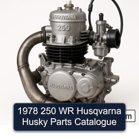 1978 250 WR Husqvarna Husky Parts Catalogue