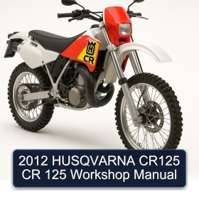 2012 HUSQVARNA CR125 CR 125 Workshop Manual