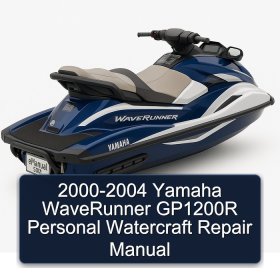 2000-2004 Yamaha WaveRunner GP1200R Personal Watercraft Repair Manual