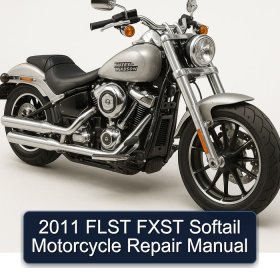 2011 FLST FXST Softail Motorcycle Repair Manual