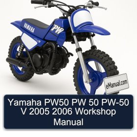 Yamaha PW50 PW 50 PW-50 V 2005 2006 Workshop Manual