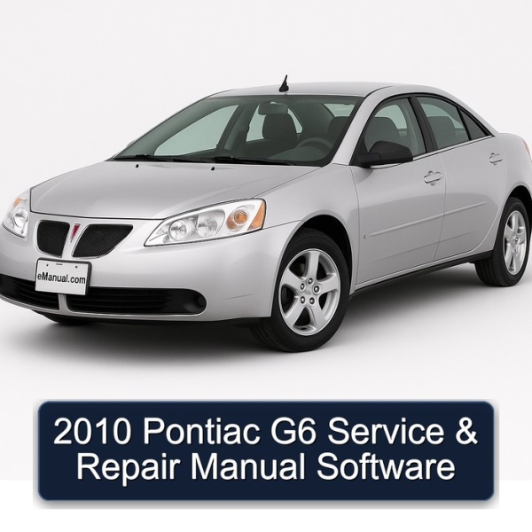 2010 Pontiac G6 Service & Repair Manual Software