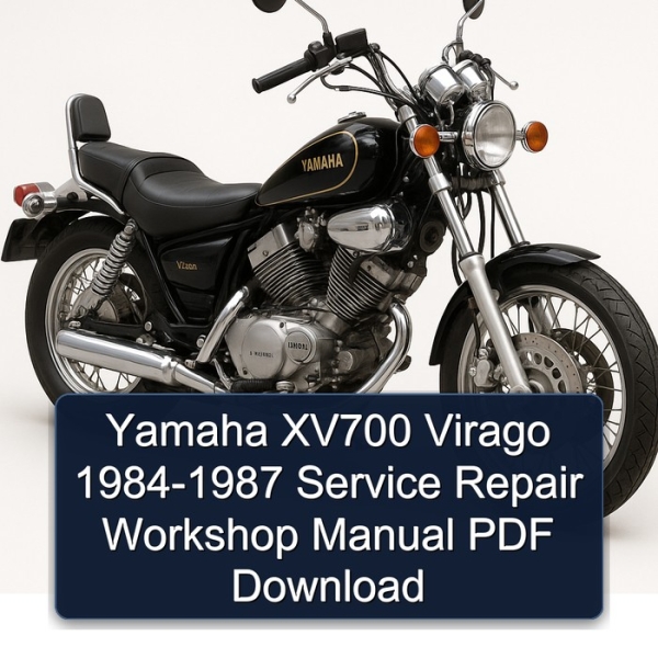 Yamaha XV700 Virago 1984-1987 Service Repair Workshop Manual PDF Download