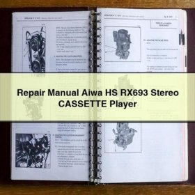 Manual de Reparación Aiwa HS RX693 Estéreo Cassette PDF