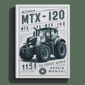 McCormick MTX110 MTX120 MTX125 MTX135 MTX140 MTX150 MTX155 MTX165 MTX175 MTX185 MTX200 Tractor Full Service & Repair Manual