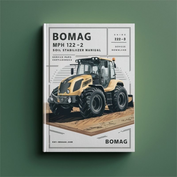 Bomag MPH 122-2 soil stabilizer Service Parts Catalogue Manual SN101590071001-101590079999