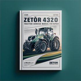 Manual de Taller y Servicio para Tractor Zetor 4320 y 4340
