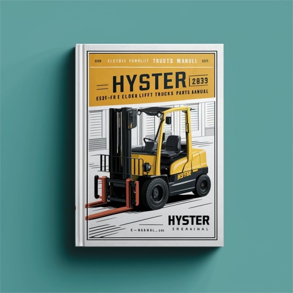 Manual de Partes para Carretillas Elevadoras Eléctricas Hyster E30FR, E30FR-24, E35FR, E40FR, E45FR, E50FR (Z943)