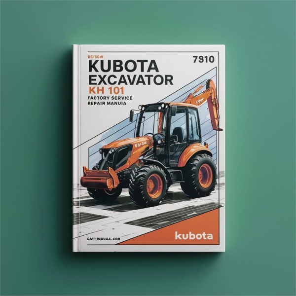 Kubota Excavator KH 101 Factory Manual de servicio y reparación