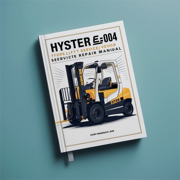 Manual de Servicio y Reparación de la Carretilla Elevadora Hyster E004 (S80XMBCS) PDF